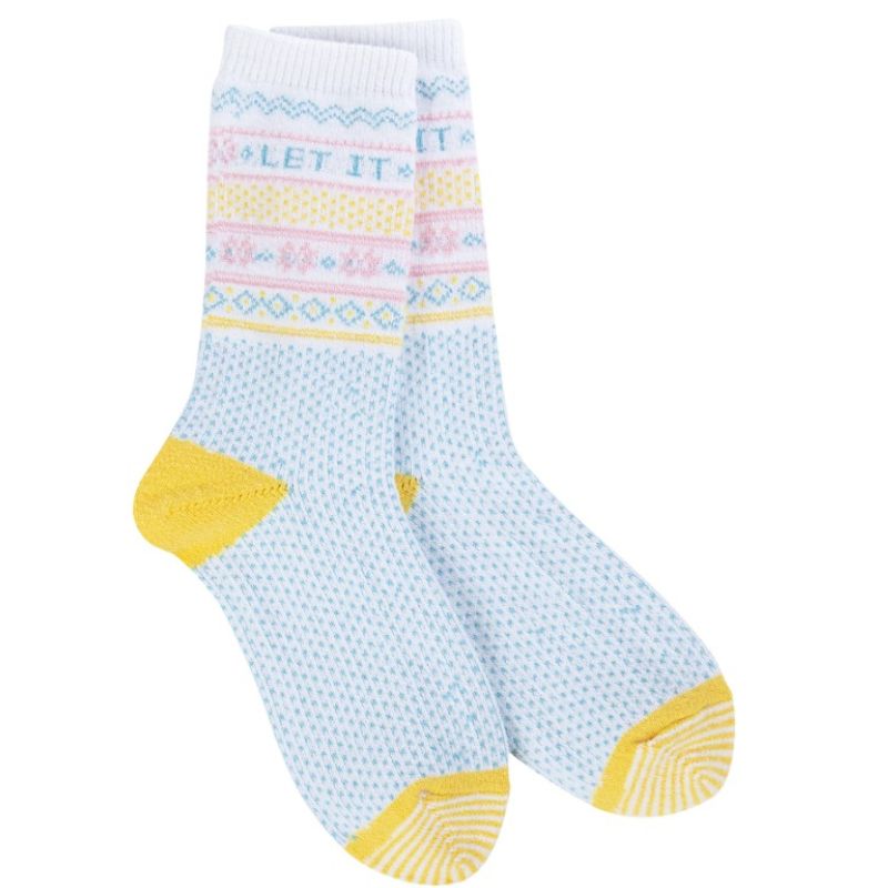 Let it Snow Mini Crew Socks